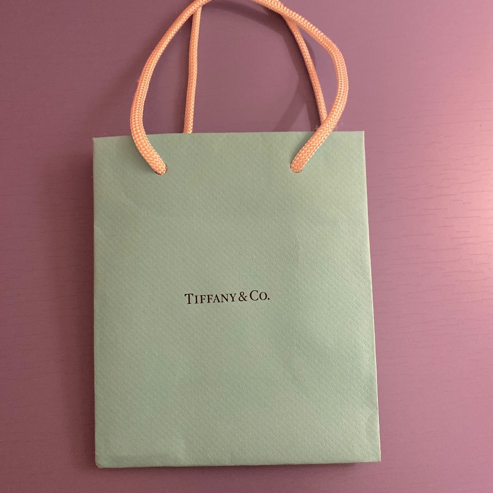 Tiffany Signature Blue small Shopping Bag